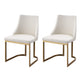 Balen Dining Chairs Set of 2 in Beige