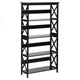 Sarantino Daphne 5-tier Cross Panel Bookshelf