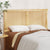 Artiss Bed Head Double Size Rattan - RIBO Pine