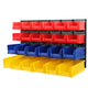 24 Bin Workshop Wall Mounted Storage Shelving Rack For Tools
