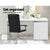 Artiss Metal Desk with 3 Drawers - White - Decorly