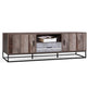 Marca Wooden TV Entertainment Unit In Industrial Rustic 180cm