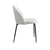 Set of 2 Boucle Dining Chairs in White