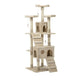 i.Pet 180cm Multi Level Cat Scratching Post In Beige
