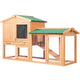 i.Pet 2 Storey Wooden Hutch Pet Coop 138cm Wide