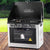 Devanti 3 Burner Portable Oven - Silver & Black - Decorly