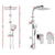 WELS 10 Rain Shower Head Set Bathroom Square Dual Heads Taps Hand Held High Pressure DIY" - Decorly