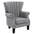 Artiss Upholstered Fabric Armchair Accent Tub Chairs Modern seat Sofa Lounge Grey - Decorly