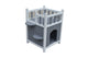 Cat Shelter Condo with Escape Door Rabbit Kitty House Cave
