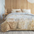Bedding House Florine Sand Cotton Quilt Cover Set King