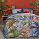 Bedding House Isla Blue Cotton Sateen Quilt Cover Set King