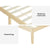 Artiss Bed Frame Double Size Wooden Base Mattress Platform Timber Pine BRUNO