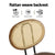 Artiss 2x Bar Stools PU Leather Stools Brown