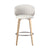 2x Artiss Bar Stools Dining Chairs Contoured Leather Wood Stool