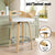 Artiss 4x Bar Stools Swivel Dining Chairs Low Back Counter Seat PU Cushion