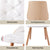 1 Set of 4 Artiss Dining Chairs White PU