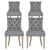 Artiss Dining Chairs Set of 4 Linen French Provincial Grey
