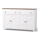 Artiss Buffet Sideboard Storage Cabinet Kitchen Cupboard 2 Drawers 140CM White