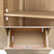 Artiss Buffet Sideboard Marble Style Tabletop - Pine