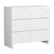 Artiss 3 Chest of Drawers Lowboy Dresser Cabinet White
