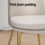 Artiss Dining Chairs Set of 2 Linen Fabric High Back Beige