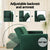 Artiss Sofa Bed 3 Seater Couch Convertible Lounge Adjustable Arm Recliner Velvet