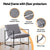 Artiss Armchair Lounge Chair Sling Grey