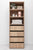 GENEVA THREE SHELF/FOUR DRAWER BUILT IN WARDROBE - CLASSIC - NATURAL OAK