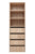 GENEVA THREE SHELF/FOUR DRAWER BUILT IN WARDROBE - CLASSIC - NATURAL OAK