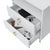 Amelia Modern LED Bedside table with USB and power socket white x 2