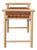 Elliot Single Seater Bench with Genuine Leather (Natural)