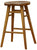 Scandinavian Timber Kitchen Counter Stool (Caramel)