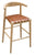 Elliot Genuine Leather Barstool - Set of 2 (Natural)