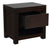 Amsterdam Solid Mahogany Timber 1 Drawer Bedside Table (Chocolate)