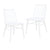 Riviera Solid Oak Dining Chair - Set of 2 (White)