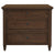 Beau 3 Drawer Solid White Cedar Turn Leg Dresser (Walnut)