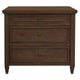 Beau 3 Drawer Solid White Cedar Turn Leg Dresser (Walnut)