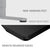 FORTIA Sit To Stand Up Standing Desk, 160x70cm, 72-118cm Electric Height Adjustable, Ergonomically Curved Edge, 50kg Rated, Black/Silver Frame