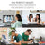FORTIA Sit To Stand Up Standing Desk, 140x60cm, 72-118cm Electric Height Adjustable, 40kg Rated, Black/Silver Frame
