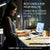 FORTIA Sit To Stand Up Standing Desk, 140x60cm, 72-118cm Electric Height Adjustable, 40kg Rated, White/Silver Frame