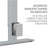 FORTIA Sit To Stand Up Standing Desk, 140x60cm, 72-118cm Electric Height Adjustable, 40kg Rated, White/Silver Frame