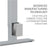 FORTIA Sit To Stand Up Standing Desk, 150x70cm, 72-118cm, Height Adjustable, 50kg Rated, Walnut Style/Silver Frame