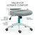 Fortia Ergonomic Office Desk Chair, Coolmesh Fabric, Adjustable Recline, Grey Mesh/White Frame
