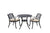 Marco Aluminium 3 Pce Setting(CAT-090 black + CAC-042)