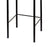 Sarantino Cedric Bar Stool W/ High-density Foam Upholstered In Pu Leather Sturdy Iron Frame Green