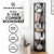 Sarantino Nora 5-Tier Corner Bookshelf in Walnut/Black