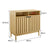Sarantino Eleni 2-Door Sideboard Buffet Hallway Cabinet Storage Console Cupboard in Natural