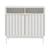 Sarantino Eleni 2-Door Sideboard Buffet Hallway Cabinet Storage Console Cupboard in White