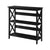 Sarantino Lucas 3-Tier Bookshelf Display Rack in Black