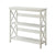 Sarantino Lucas 3-Tier Bookshelf Display Rack in White